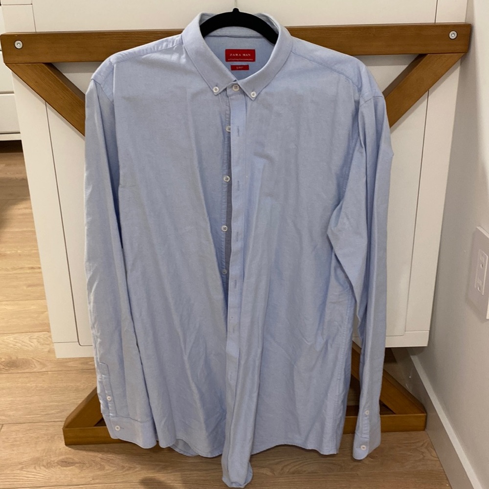 Zara slim fit mens dress shirt